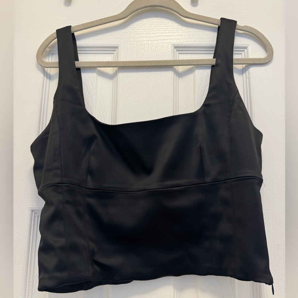 Wilfred Black Crop Top